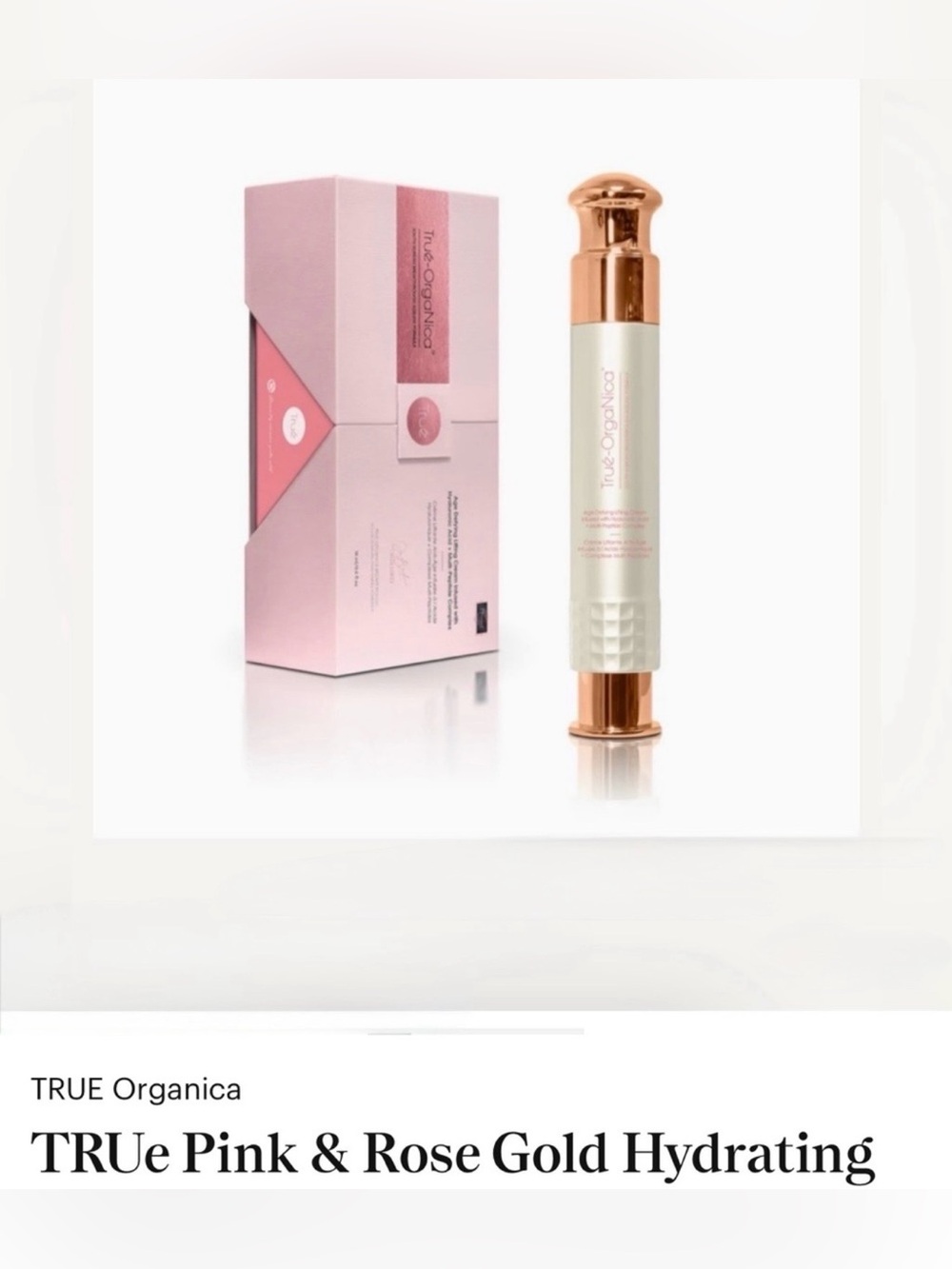 TRUe Pink & Rose Gold Hydrating Peptide Serum